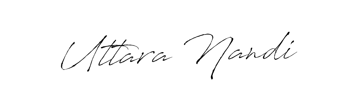 Uttara Nandi stylish signature style. Best Handwritten Sign (Antro_Vectra) for my name. Handwritten Signature Collection Ideas for my name Uttara Nandi. Uttara Nandi signature style 6 images and pictures png