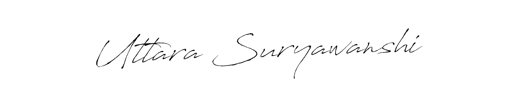 Uttara Suryawanshi stylish signature style. Best Handwritten Sign (Antro_Vectra) for my name. Handwritten Signature Collection Ideas for my name Uttara Suryawanshi. Uttara Suryawanshi signature style 6 images and pictures png