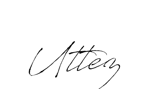 Use a signature maker to create a handwritten signature online. With this signature software, you can design (Antro_Vectra) your own signature for name Uttez. Uttez signature style 6 images and pictures png