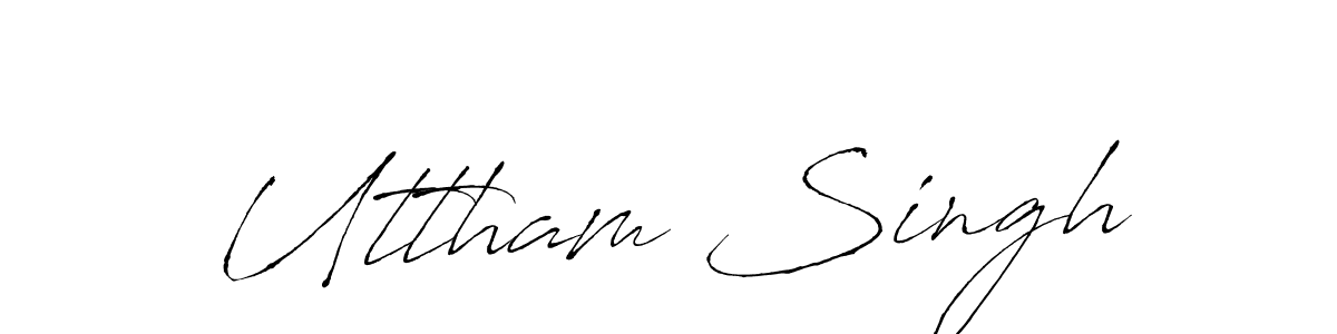 if you are searching for the best signature style for your name Uttham Singh. so please give up your signature search. here we have designed multiple signature styles  using Antro_Vectra. Uttham Singh signature style 6 images and pictures png