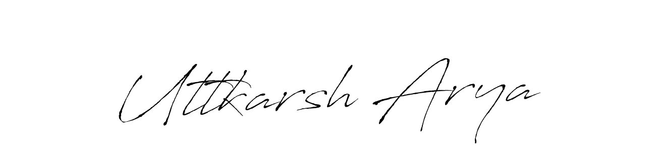 Here are the top 10 professional signature styles for the name Uttkarsh Arya. These are the best autograph styles you can use for your name. Uttkarsh Arya signature style 6 images and pictures png