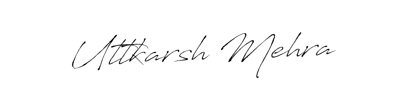 Make a beautiful signature design for name Uttkarsh Mehra. Use this online signature maker to create a handwritten signature for free. Uttkarsh Mehra signature style 6 images and pictures png