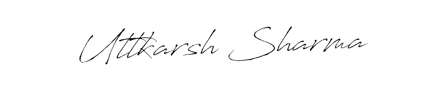 See photos of Uttkarsh Sharma official signature by Spectra . Check more albums & portfolios. Read reviews & check more about Antro_Vectra font. Uttkarsh Sharma signature style 6 images and pictures png