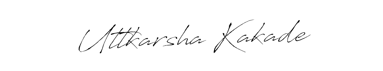 Here are the top 10 professional signature styles for the name Uttkarsha Kakade. These are the best autograph styles you can use for your name. Uttkarsha Kakade signature style 6 images and pictures png