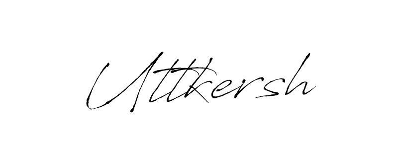 Design your own signature with our free online signature maker. With this signature software, you can create a handwritten (Antro_Vectra) signature for name Uttkersh. Uttkersh signature style 6 images and pictures png