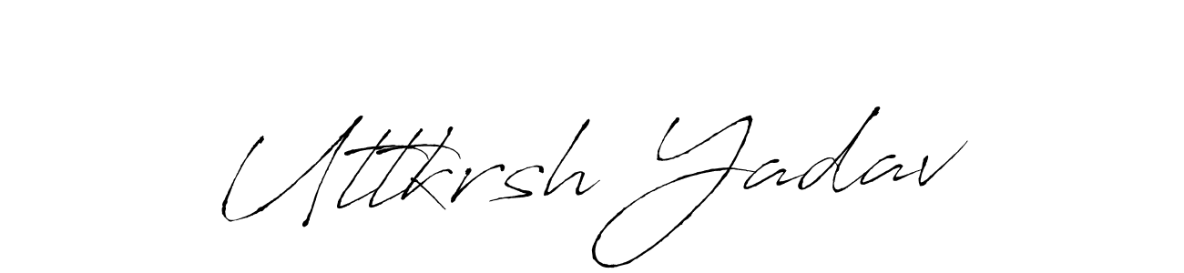 Also we have Uttkrsh Yadav name is the best signature style. Create professional handwritten signature collection using Antro_Vectra autograph style. Uttkrsh Yadav signature style 6 images and pictures png