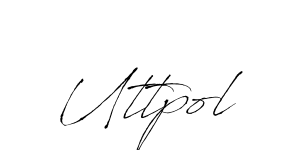 Antro_Vectra is a professional signature style that is perfect for those who want to add a touch of class to their signature. It is also a great choice for those who want to make their signature more unique. Get Uttpol name to fancy signature for free. Uttpol signature style 6 images and pictures png