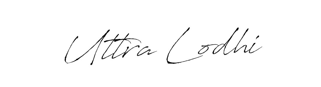 Antro_Vectra is a professional signature style that is perfect for those who want to add a touch of class to their signature. It is also a great choice for those who want to make their signature more unique. Get Uttra Lodhi name to fancy signature for free. Uttra Lodhi signature style 6 images and pictures png
