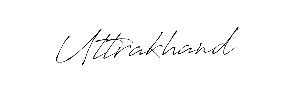 Use a signature maker to create a handwritten signature online. With this signature software, you can design (Antro_Vectra) your own signature for name Uttrakhand. Uttrakhand signature style 6 images and pictures png