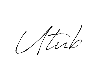 Best and Professional Signature Style for Utub. Antro_Vectra Best Signature Style Collection. Utub signature style 6 images and pictures png