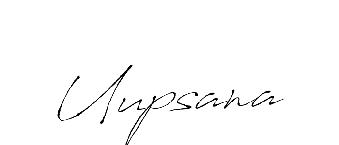 Antro_Vectra is a professional signature style that is perfect for those who want to add a touch of class to their signature. It is also a great choice for those who want to make their signature more unique. Get Uupsana name to fancy signature for free. Uupsana signature style 6 images and pictures png