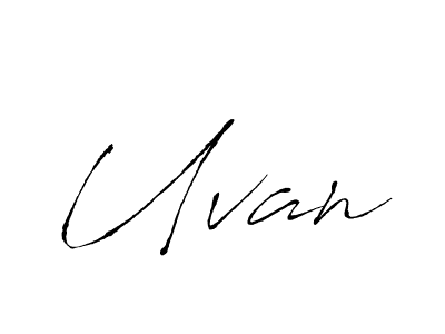 You can use this online signature creator to create a handwritten signature for the name Uvan. This is the best online autograph maker. Uvan signature style 6 images and pictures png