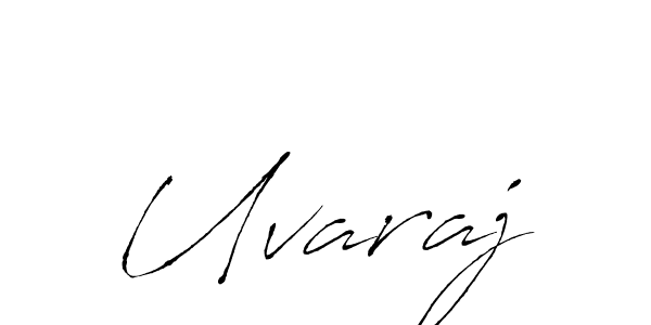 Use a signature maker to create a handwritten signature online. With this signature software, you can design (Antro_Vectra) your own signature for name Uvaraj. Uvaraj signature style 6 images and pictures png