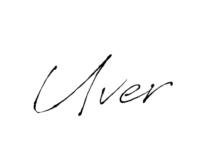 How to make Uver signature? Antro_Vectra is a professional autograph style. Create handwritten signature for Uver name. Uver signature style 6 images and pictures png