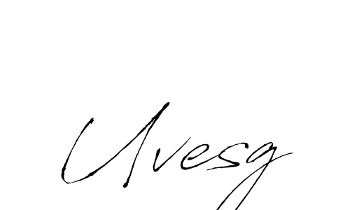 Design your own signature with our free online signature maker. With this signature software, you can create a handwritten (Antro_Vectra) signature for name Uvesg. Uvesg signature style 6 images and pictures png