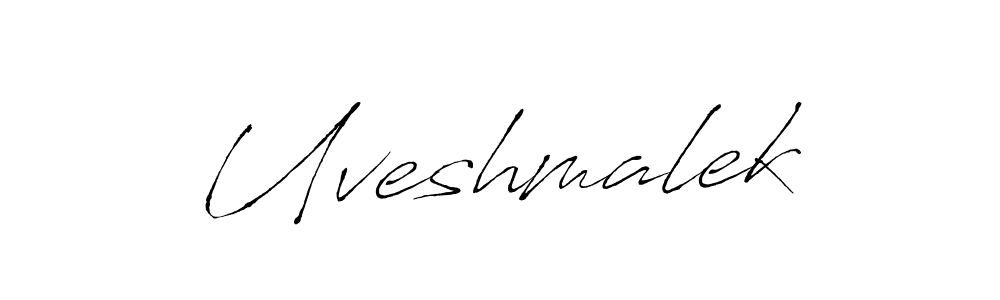 Uveshmalek stylish signature style. Best Handwritten Sign (Antro_Vectra) for my name. Handwritten Signature Collection Ideas for my name Uveshmalek. Uveshmalek signature style 6 images and pictures png