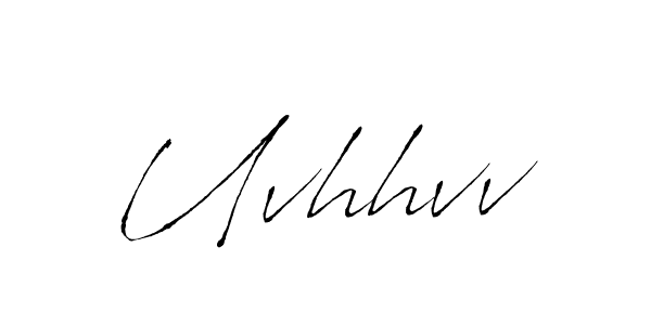 How to make Uvhhvv signature? Antro_Vectra is a professional autograph style. Create handwritten signature for Uvhhvv name. Uvhhvv signature style 6 images and pictures png