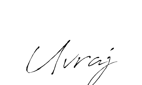 Antro_Vectra is a professional signature style that is perfect for those who want to add a touch of class to their signature. It is also a great choice for those who want to make their signature more unique. Get Uvraj name to fancy signature for free. Uvraj signature style 6 images and pictures png