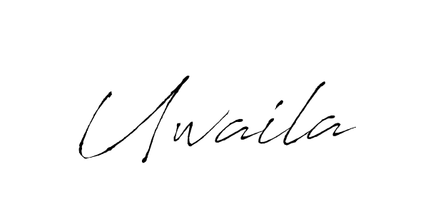 How to make Uwaila signature? Antro_Vectra is a professional autograph style. Create handwritten signature for Uwaila name. Uwaila signature style 6 images and pictures png