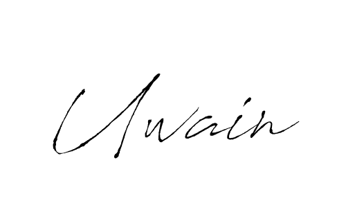 Design your own signature with our free online signature maker. With this signature software, you can create a handwritten (Antro_Vectra) signature for name Uwain. Uwain signature style 6 images and pictures png