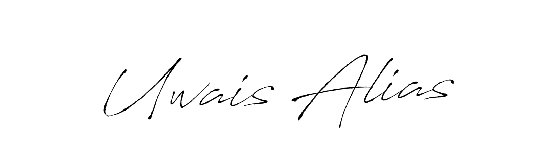 Create a beautiful signature design for name Uwais Alias. With this signature (Antro_Vectra) fonts, you can make a handwritten signature for free. Uwais Alias signature style 6 images and pictures png