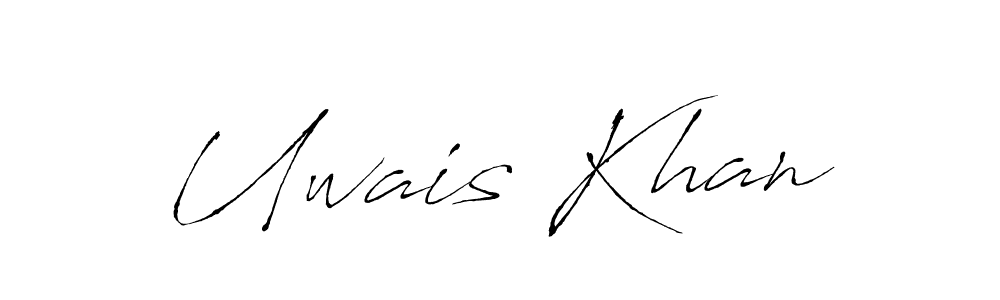 Uwais Khan stylish signature style. Best Handwritten Sign (Antro_Vectra) for my name. Handwritten Signature Collection Ideas for my name Uwais Khan. Uwais Khan signature style 6 images and pictures png