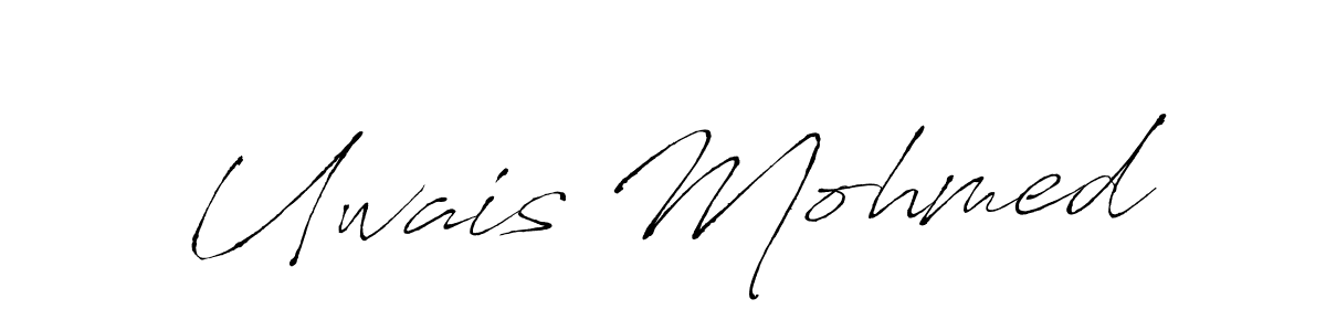 How to make Uwais Mohmed signature? Antro_Vectra is a professional autograph style. Create handwritten signature for Uwais Mohmed name. Uwais Mohmed signature style 6 images and pictures png