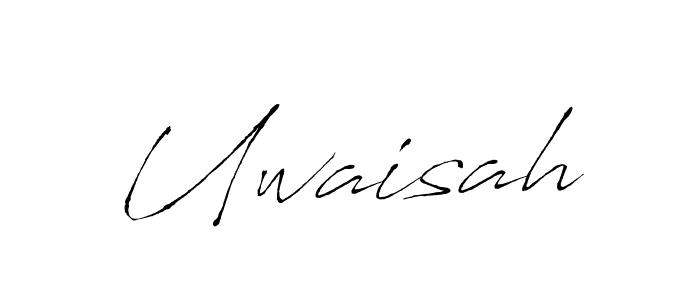 The best way (Antro_Vectra) to make a short signature is to pick only two or three words in your name. The name Uwaisah include a total of six letters. For converting this name. Uwaisah signature style 6 images and pictures png