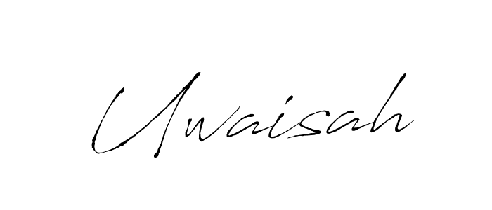 The best way (Antro_Vectra) to make a short signature is to pick only two or three words in your name. The name Uwaisah include a total of six letters. For converting this name. Uwaisah signature style 6 images and pictures png