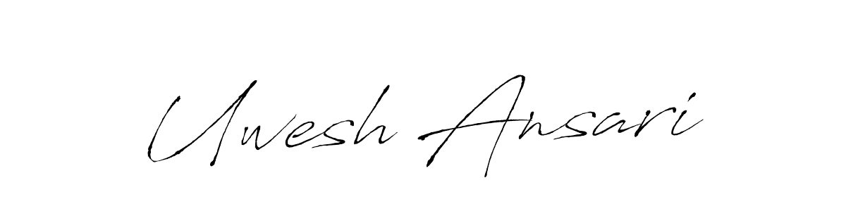 Similarly Antro_Vectra is the best handwritten signature design. Signature creator online .You can use it as an online autograph creator for name Uwesh Ansari. Uwesh Ansari signature style 6 images and pictures png