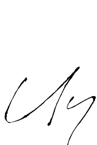 Create a beautiful signature design for name Uy. With this signature (Antro_Vectra) fonts, you can make a handwritten signature for free. Uy signature style 6 images and pictures png