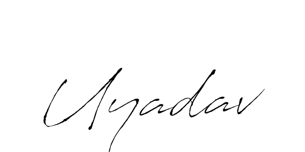 Also we have Uyadav name is the best signature style. Create professional handwritten signature collection using Antro_Vectra autograph style. Uyadav signature style 6 images and pictures png