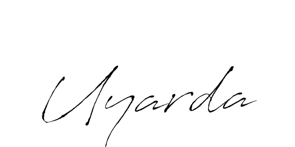 Similarly Antro_Vectra is the best handwritten signature design. Signature creator online .You can use it as an online autograph creator for name Uyarda. Uyarda signature style 6 images and pictures png