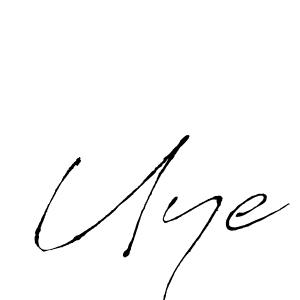 How to make Uye signature? Antro_Vectra is a professional autograph style. Create handwritten signature for Uye name. Uye signature style 6 images and pictures png