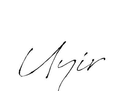 Uyir stylish signature style. Best Handwritten Sign (Antro_Vectra) for my name. Handwritten Signature Collection Ideas for my name Uyir. Uyir signature style 6 images and pictures png
