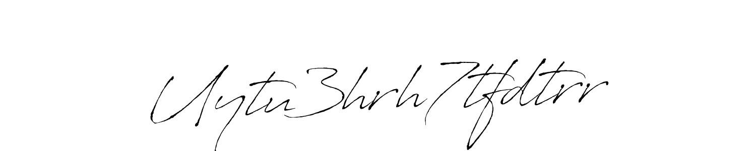 Use a signature maker to create a handwritten signature online. With this signature software, you can design (Antro_Vectra) your own signature for name Uytu3hrh7tfdtrr. Uytu3hrh7tfdtrr signature style 6 images and pictures png