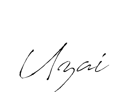 Use a signature maker to create a handwritten signature online. With this signature software, you can design (Antro_Vectra) your own signature for name Uzai. Uzai signature style 6 images and pictures png