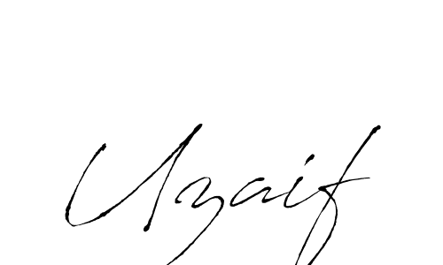 Design your own signature with our free online signature maker. With this signature software, you can create a handwritten (Antro_Vectra) signature for name Uzaif. Uzaif signature style 6 images and pictures png