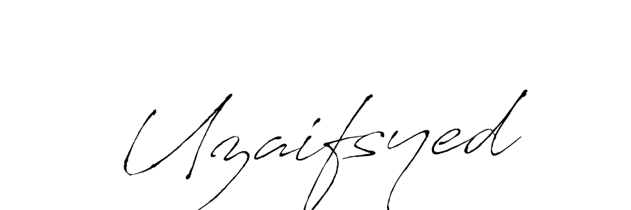 Uzaifsyed stylish signature style. Best Handwritten Sign (Antro_Vectra) for my name. Handwritten Signature Collection Ideas for my name Uzaifsyed. Uzaifsyed signature style 6 images and pictures png