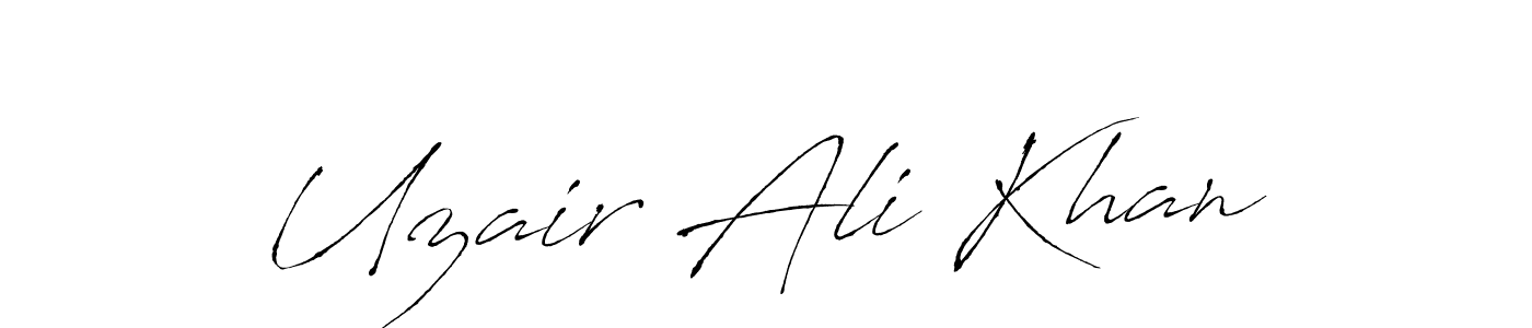 Use a signature maker to create a handwritten signature online. With this signature software, you can design (Antro_Vectra) your own signature for name Uzair Ali Khan. Uzair Ali Khan signature style 6 images and pictures png