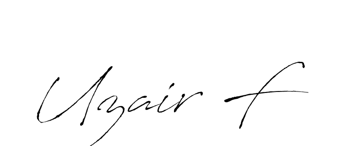 See photos of Uzair F official signature by Spectra . Check more albums & portfolios. Read reviews & check more about Antro_Vectra font. Uzair F signature style 6 images and pictures png