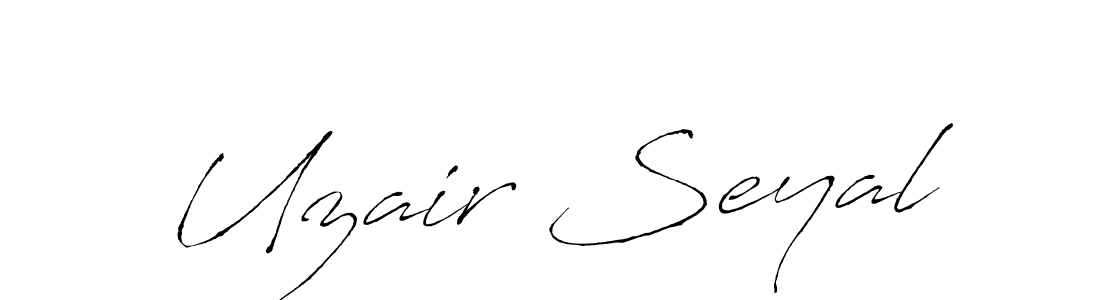 Use a signature maker to create a handwritten signature online. With this signature software, you can design (Antro_Vectra) your own signature for name Uzair Seyal. Uzair Seyal signature style 6 images and pictures png