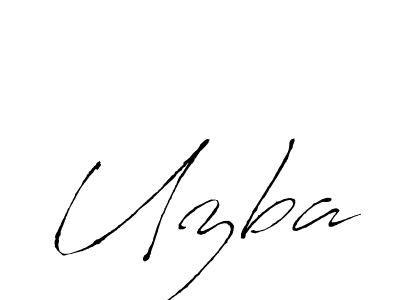 Create a beautiful signature design for name Uzba. With this signature (Antro_Vectra) fonts, you can make a handwritten signature for free. Uzba signature style 6 images and pictures png