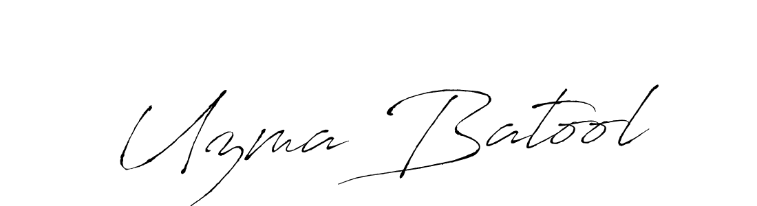 You should practise on your own different ways (Antro_Vectra) to write your name (Uzma Batool) in signature. don't let someone else do it for you. Uzma Batool signature style 6 images and pictures png