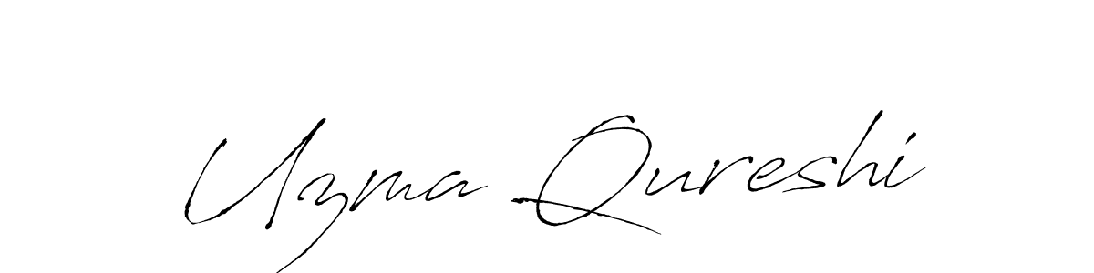 Use a signature maker to create a handwritten signature online. With this signature software, you can design (Antro_Vectra) your own signature for name Uzma Qureshi. Uzma Qureshi signature style 6 images and pictures png
