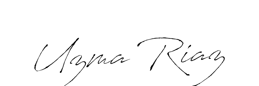 Antro_Vectra is a professional signature style that is perfect for those who want to add a touch of class to their signature. It is also a great choice for those who want to make their signature more unique. Get Uzma Riaz name to fancy signature for free. Uzma Riaz signature style 6 images and pictures png