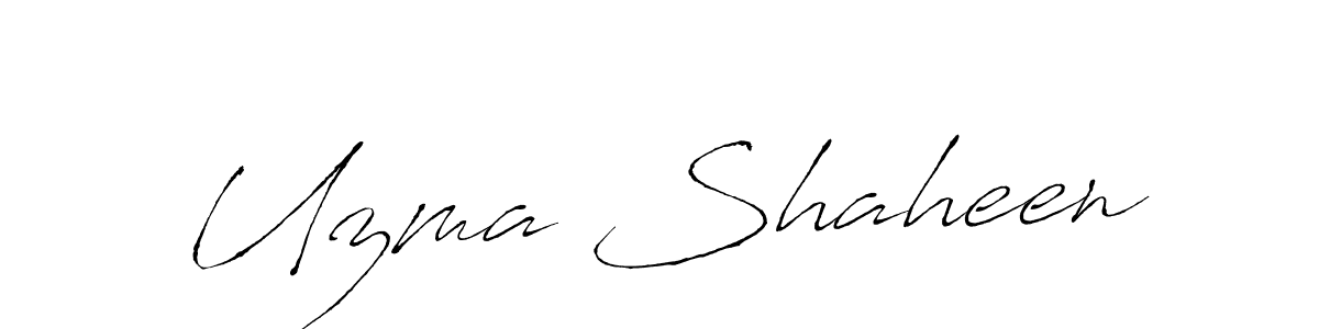 Also we have Uzma Shaheen name is the best signature style. Create professional handwritten signature collection using Antro_Vectra autograph style. Uzma Shaheen signature style 6 images and pictures png