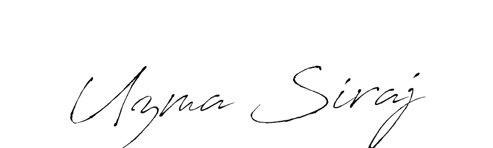 Make a beautiful signature design for name Uzma Siraj. Use this online signature maker to create a handwritten signature for free. Uzma Siraj signature style 6 images and pictures png