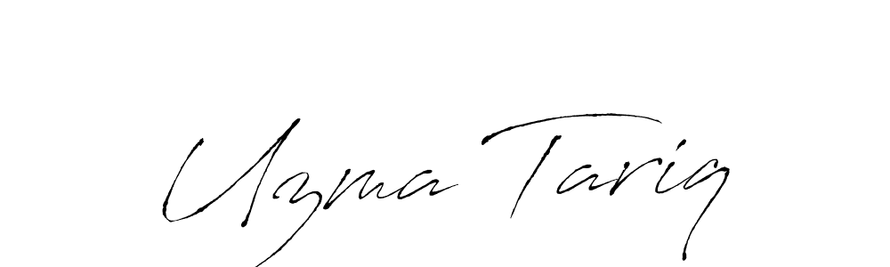 Make a beautiful signature design for name Uzma Tariq. Use this online signature maker to create a handwritten signature for free. Uzma Tariq signature style 6 images and pictures png