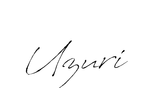 Design your own signature with our free online signature maker. With this signature software, you can create a handwritten (Antro_Vectra) signature for name Uzuri. Uzuri signature style 6 images and pictures png